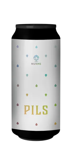 Alus NURME Pils, 4,9%, bundžā, 0.44l (DEP)