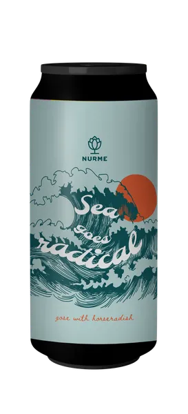 Alus NURME Sea Goes Radical, 4%, bundžā, 0.44l (DEP)