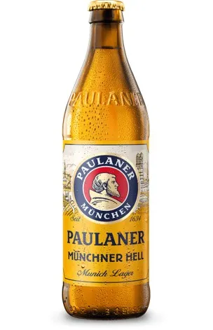 Alus PAULANER Munch Hell, 4,9%, stiklā,  0.5l (DEP)