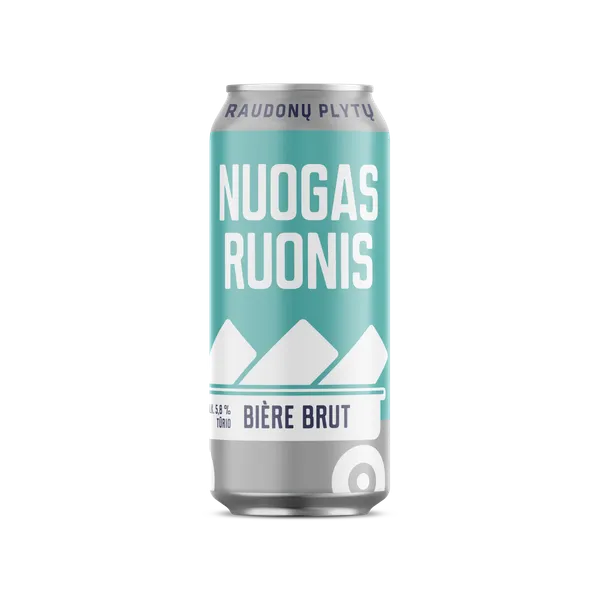 Alus RAUDONU PLYTU Nuogas Ruonis, 5,8%, bundžā, 0.5l (DEP)