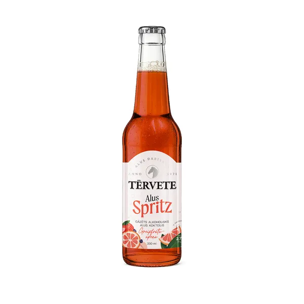 Alus TĒRVETE Spritz Grapefruit-blackcurrant, 2,7%, stiklā,  0.33l (DEP)