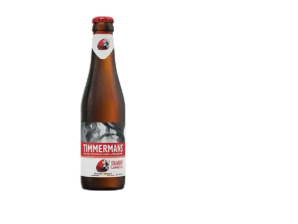 Alus TIMMERMANS Strawberry Lambicus, 4,0%, stiklā, 0.33l(DEP)