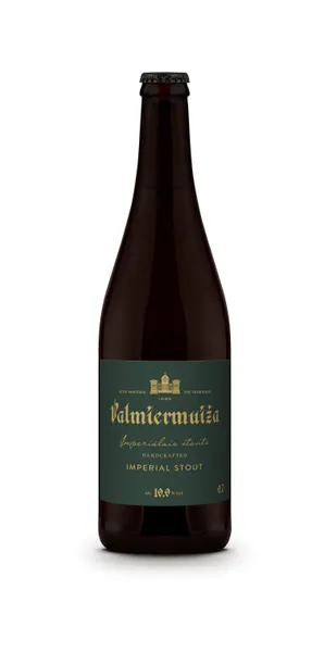Alus VALMIERMUIŽAS Imperiālais šokolādes stauts, 10%, stiklā, 0.7l (DEP)