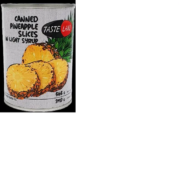 Ananasu gabaliņi TASTE LAND, 565g/340g