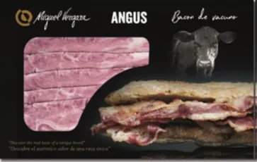 Angus liellopa bekons M.VERGANA, 500g