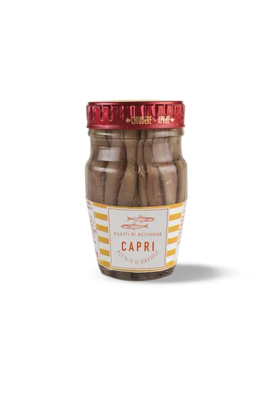 Anšovu fileja saulespuķu eļļā CAPRI, 42g/80g