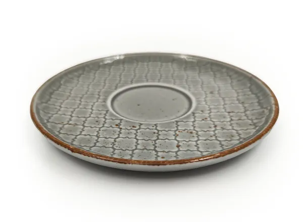 Apakštase MARRAKESZ Grey, 250 ml krūzītei, porcelāns, D 15 cm