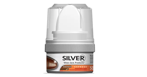 Apavu krēms SILVER Instant, brūns, 50ml