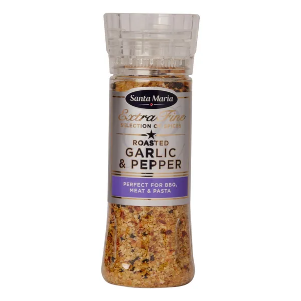 Apcepti ķiploki un pipari 265g, dzirnavas,Santa Maria