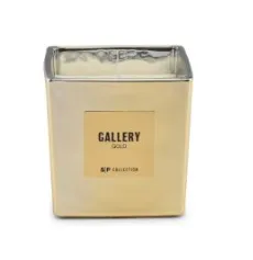 Aromātiskā svece Gallery Gold, 8 x 8 cm, H 8 cm, 220 g, līdz 48 st.
