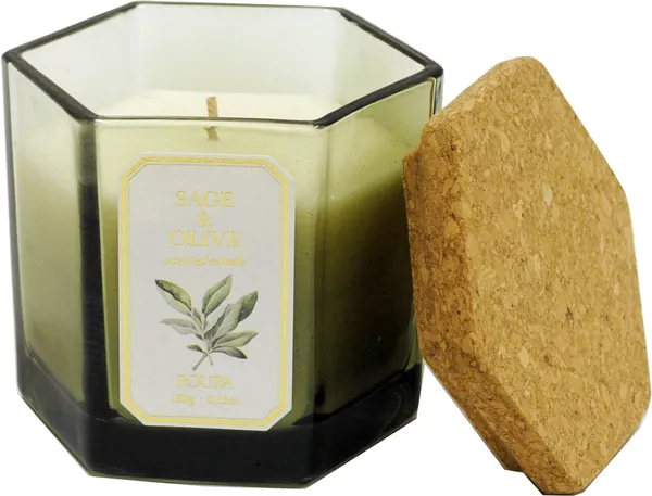 Aromātiskā svece Garden Sage, D 8 cm, H 9 cm, līdz 35 st.