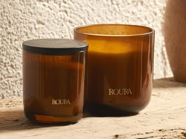 Aromātiskā svece Icon Amber, D 10 cm, H 10 cm, līdz 70 st.