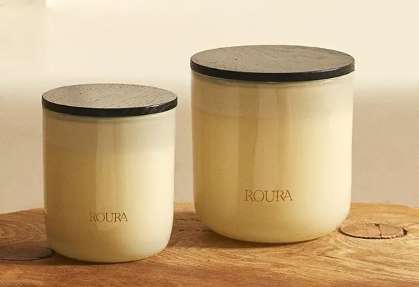 Aromātiskā svece Icon Lotus, D 10 cm, H 10 cm, līdz 70 st.