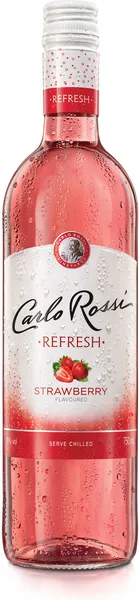 Aromatizēts vīna dzēriens CARLO ROSSI Refresh Strawberry, salds, 10%, 0.75l