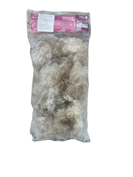 Astoņkāji mazie SEALIGHT, saldēti, 40/60, jēli, tīrīti, 25% glazūra, IQF, 750g/1kg