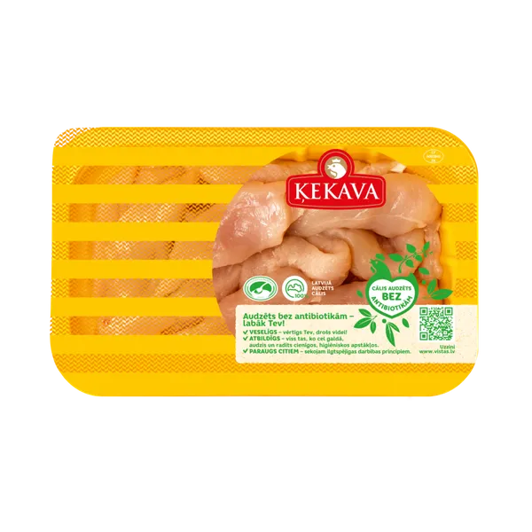 Atdzesēta cāļa krūtiņas mazā fileja, A kat., 400g