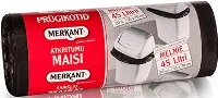 Atkritumu maisi 45l, 55x70cm, HDPE, 0,195kg, 12mk., 20 gab. Merkant