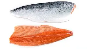 Atlantijas laša fileja, atdzesēta, D kat., 1.4-2.2 kg, ar ādu, bez vakuuma *PROMO