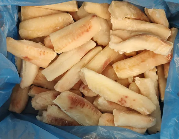 Atlantijas mencas fileja (loins), saldēta, 70-120g, 10% glazūra, IQF, 4kg/5kg