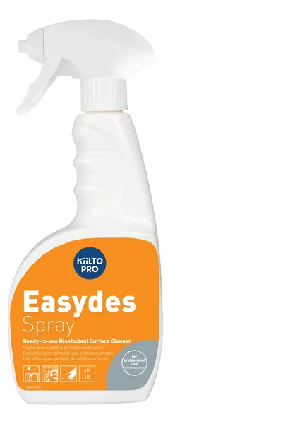 Ātrās iedarbības dezinfekcijas līdzeklis Easydes,  sprejs, 735ml, Kiilto