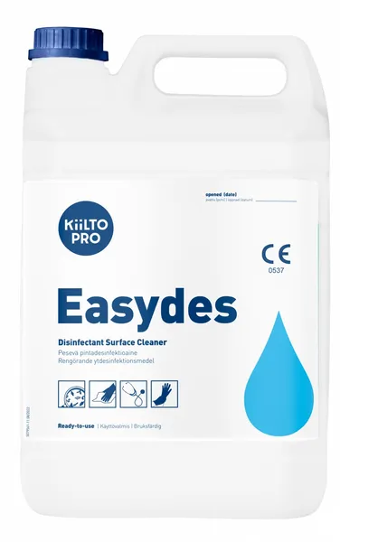 Ātras iedarbības virsmas dezinfekcijas līdzeklis, Easydes Kiilto, 5l