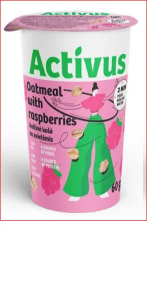 Ātri pagatavojama auzu biezputra ar avenēm ACTIVUS, 70g