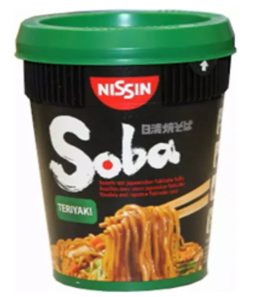 Ātri pagatavojamās nūdeles NISSIN, ar terijaki garšu, krūzītē, 90g