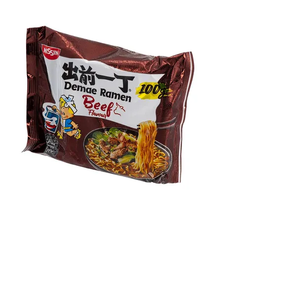 Ātri pagatavojamas nūdeles NISSIN Ramen liellopa 100g