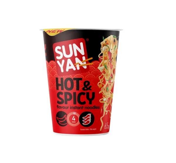 Nūdeles ā/p Sun Yan īpaši asa garša cup 65g