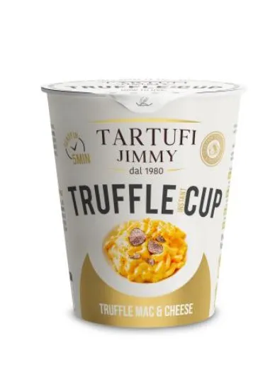 Ātri pagatavojamās nūdeles TARTUFI JIMMY, ar trifelēm un sieru, glāze, 250g