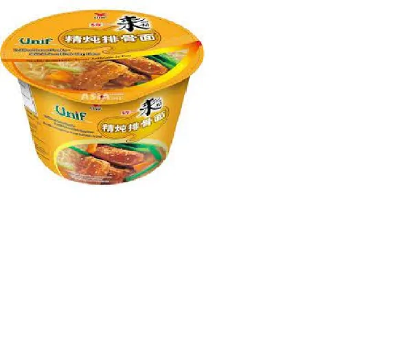 Ātri pagatavojamas nūdeles UNIF, ar cūkgaļas garšu, 110g