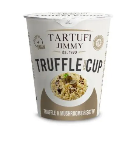 Ātri pagatavojamie rīsi TARTUFI JIMMY, risotto ar trifelēm un sēnēm, glāze, 220g
