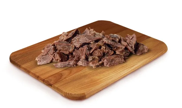 Ātri sasaldēta plucināta liellopa gaļa, 1kg