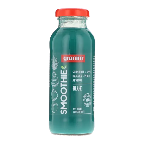 Augļu kokteilis GRANINI Smoothie Blue, stiklā, 0.25l (DEP)