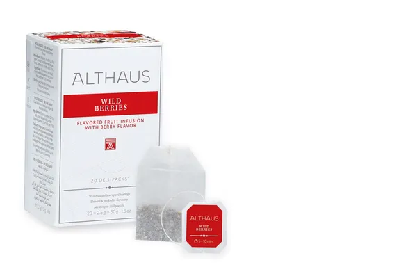 Augļu tēja ALTHAUS Deli Packs Wild Berries, 20x2.5g