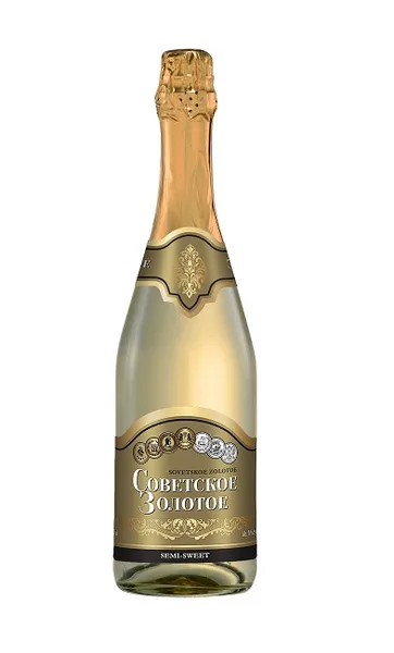 Augļu vīna dzēriens SOVIETSKOJE Zolotoje, 10%, 0.75l