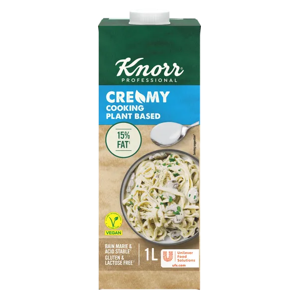 Augu izcelsmes krēms gatavošanai KNORR Professional, 15%, 1l