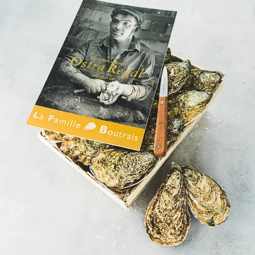 Austeres Speciale OSTRA REGAL D'OR, 100-120g, Nr.2, 12 gab., Francija