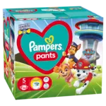Autiņbiksītes-biksītes PAMPERS Pants, Giant Pack Plus, 5. izmērs, 66 gab., Paw Patrol