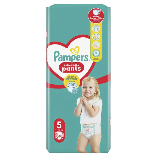 Autiņbiksītes-biksītes PAMPERS Pants, Jumbo Pack, 5. izmērs, 48 gab.