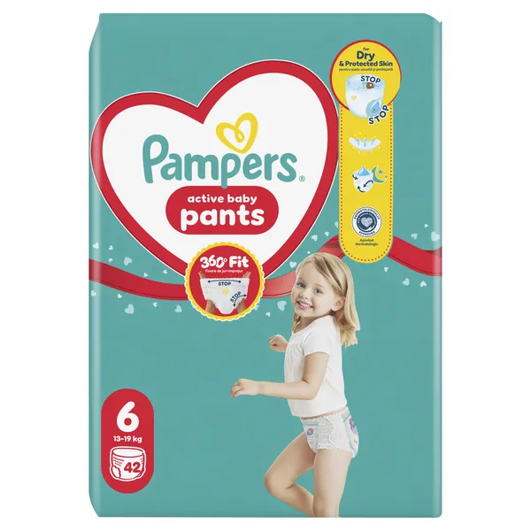 Autiņbiksītes-biksītes PAMPERS Pants, Jumbo Pack, 6 izmērs, 42 gab.