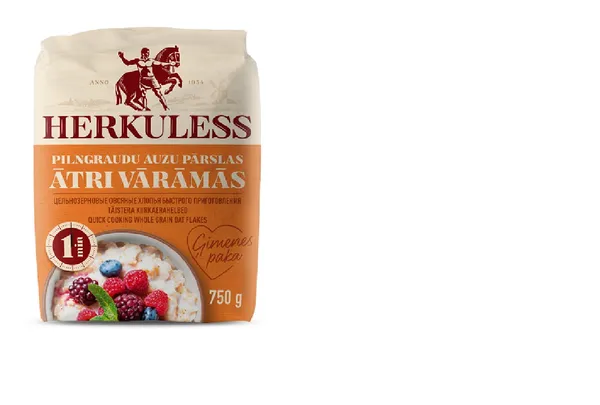 Auzu pārslas HERKULESS, ātri vārāmās, 750g NPKS