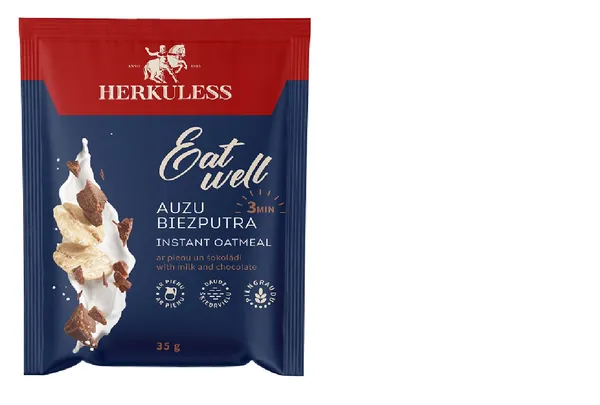 Auzu pārslu biezputra HERKULESS šokolādes 35g