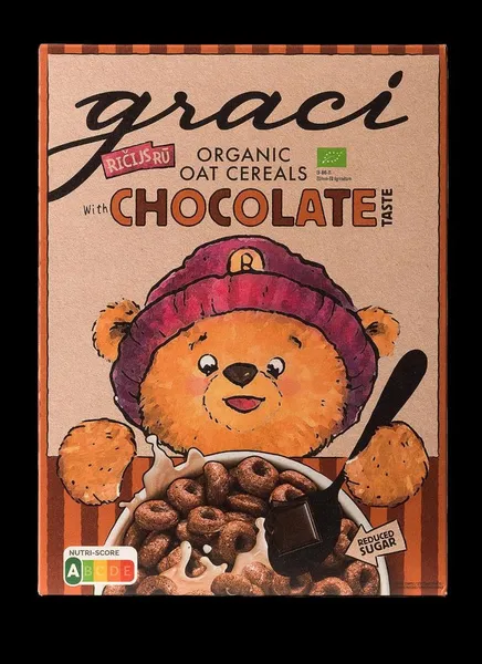 Auzu pārslu gredzeni GRACI Organic, ar šokolādes garšu, 300g