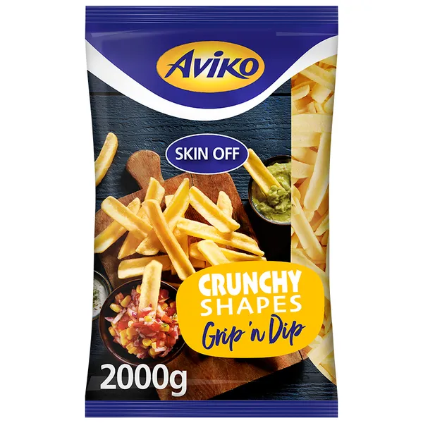 Aviko saldēti kartupeļi  Grip'n dip  (dippers)  2kg
