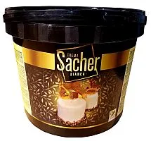 Baltā glazūra SACHER konditorijas izstrādājumu dekorēšanai, 6kg