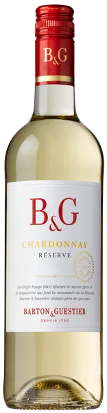 Baltvīns B&G Chardonnay Reserve 2023, sauss, 13,5%, 0.75l