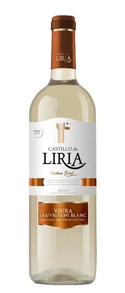 Baltvīns CASTILLO DE LIRIA, pussalds, 11%, 0.75 l