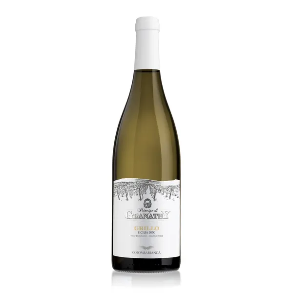 Baltvīns COLOMBA BIANCA Principe di Granatey Grillo Sicilia DOC , sauss, 12,5%, 0.75l