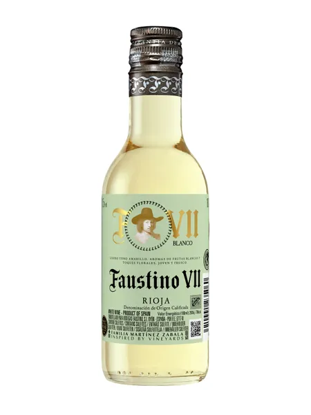 Baltvīns FAUSTINO VII, Viura D.O.C. Rioja, sauss, 11,5%-12%, 0.187l